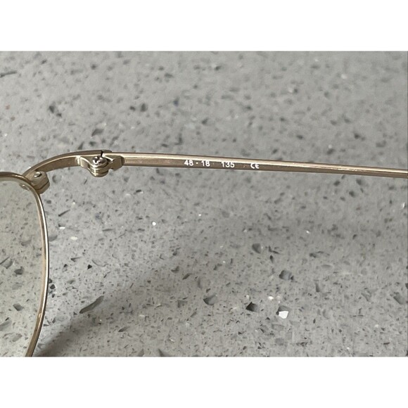 TI Flex T1512 1512 Caramel Eyeglasses Frames ONLY 48-18-135 Oval full rim gold - Picture 7 of 12